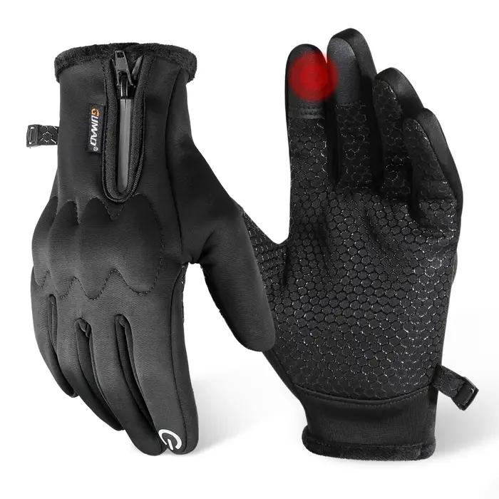 Gants de chasse thermiques hiver écran tactile anti-vent imperméables randonnée ski équipement