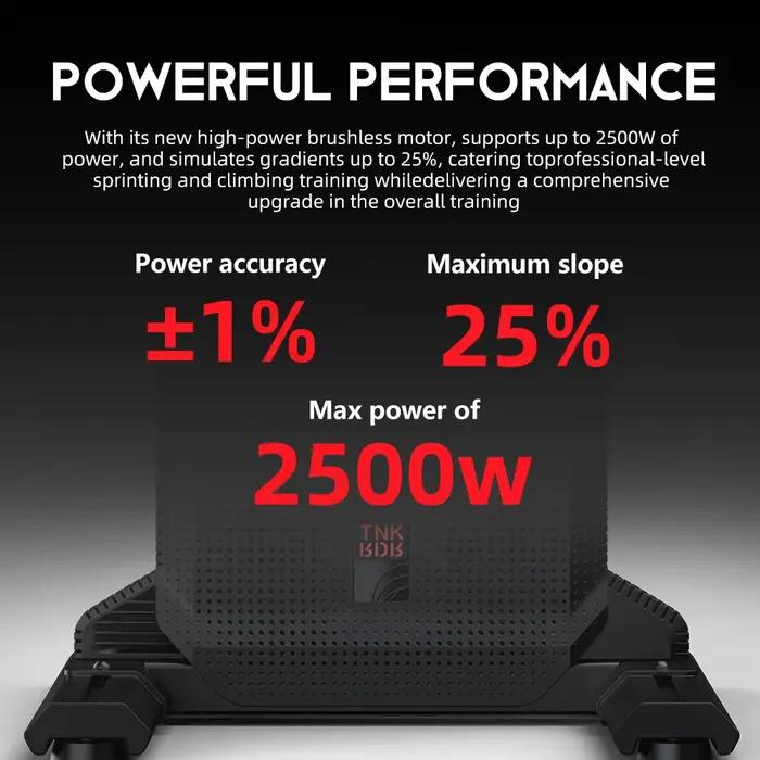 ThinkRider XXPRO entraîneur de vélo intelligent à entraînement Direct Max 2500W entraînement en sall