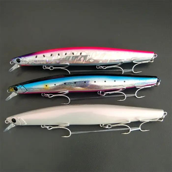 TSURINOYA 3 pièces 163mm 31g flottant vairon STINGER 160F leurre de pêche en eau salée Ultra-longue