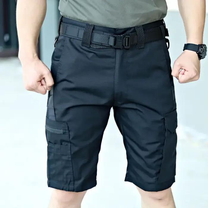 Short de Camouflage pour hommes, séchage rapide, poches multiples, pantalon militaire, randonnée en