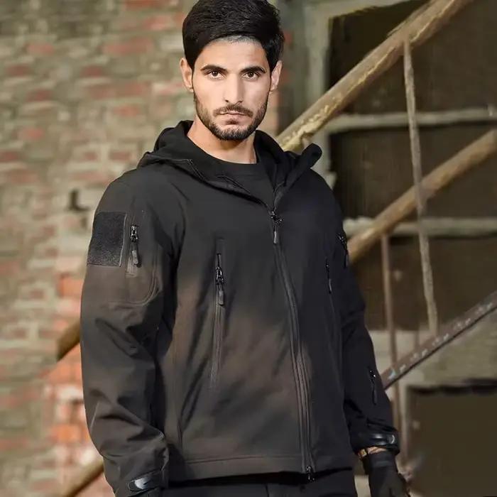 Ensembles de vestes tactiques imperméables d'hiver pour hommes, veste de randonnée et de chasse en softshell, pantalon cargo en polaire, survêtements
