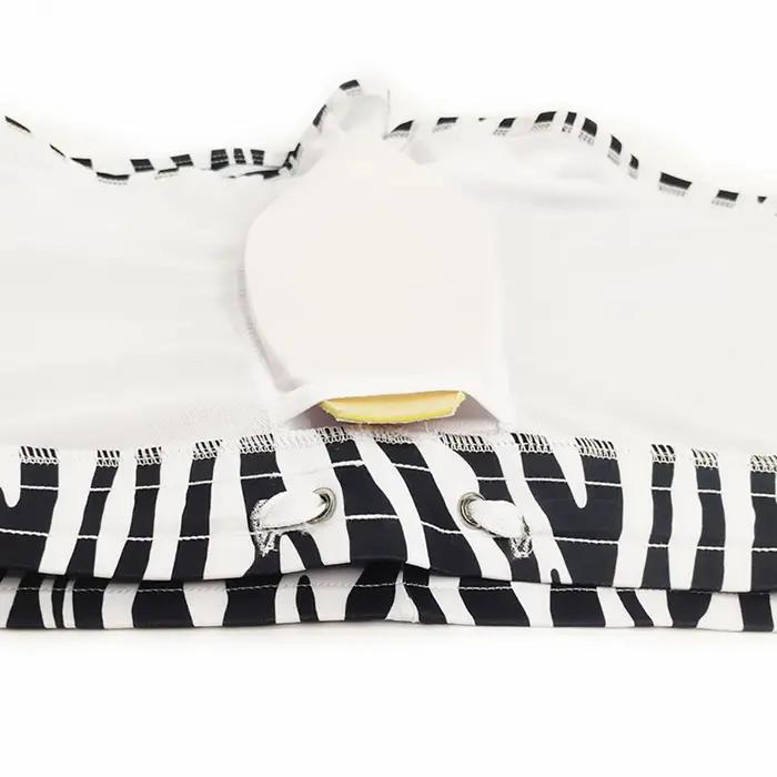 Maillot de bain imprimé zèbre pour hommes, Boxer Sexy avec poches pour le surf et les Sports de plag