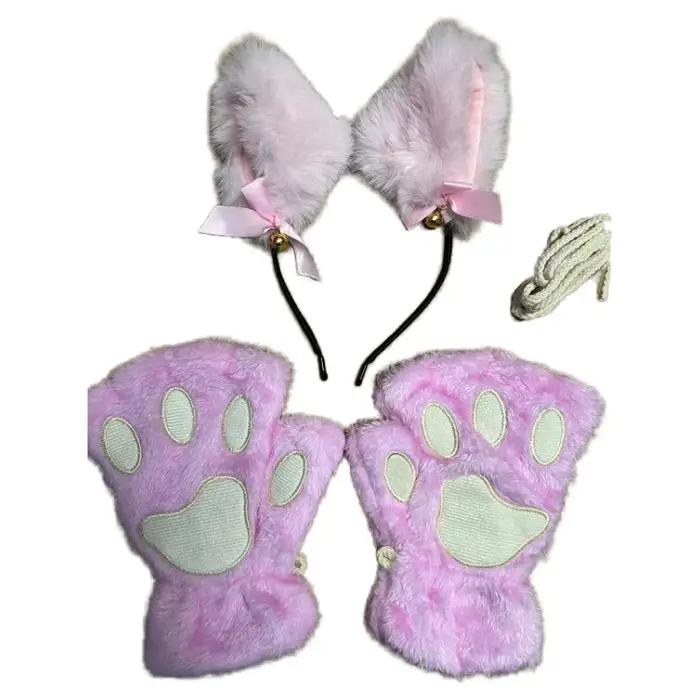 Ensemble de gants patte de chat