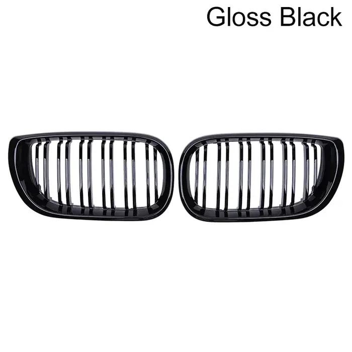 Grille de rein avant de voiture noire brillante