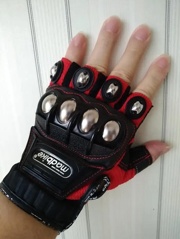 Gants tactiques pour moto, sécurité en acier, protection des articulations en laiton, cyclisme en pl