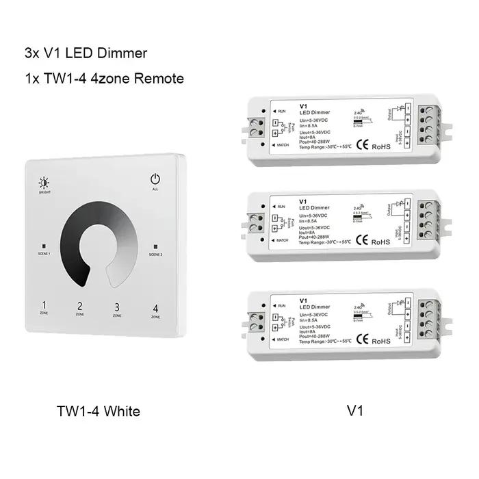Kit de gradation de bande LED sans fil avec télécommande