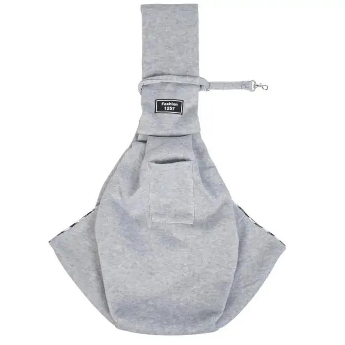 Sac à bandoulière pliable respirant pour chien, fournitures pour animaux de compagnie de grande capa