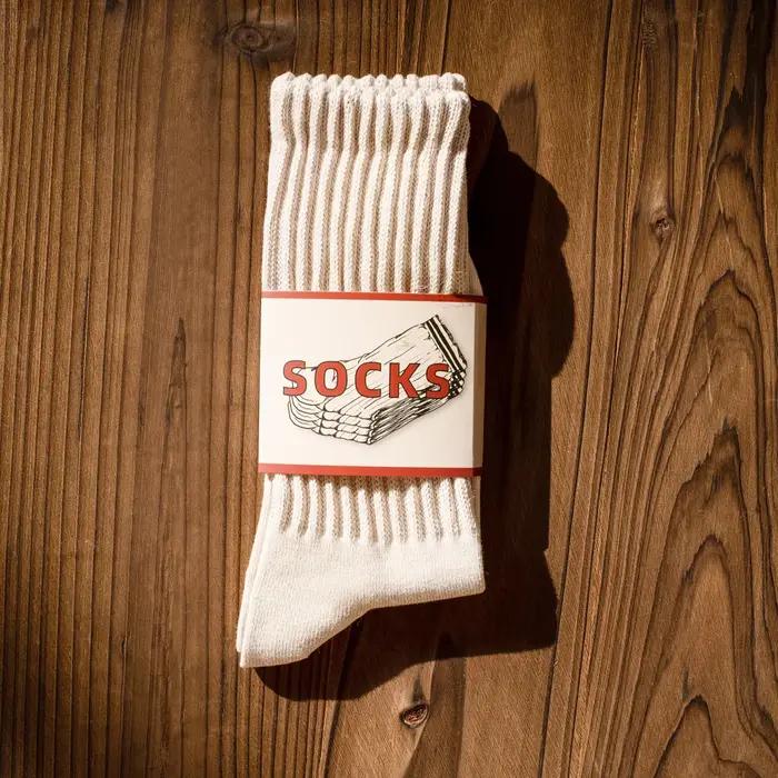 Chaussettes Traditionnelles Japonaises - Bas Pur Coton Lignes Épaisses Homme Femme pour Chasse