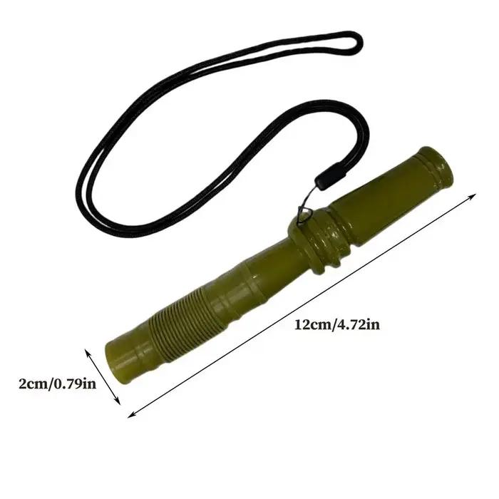 Tube grunt portable réglable pour cerfs - équipement de chasse réaliste pour sport