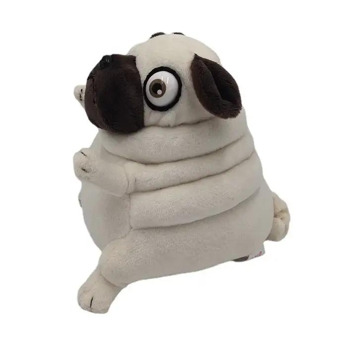Kawaii jouets en peluche 15 cm chien l'elfe gros carlin assis carlin chiens jouet poupées en peluche pour enfants enfants cadeau d'anniversaire poupées