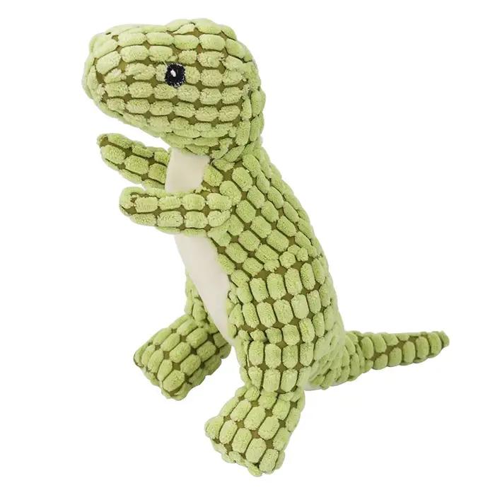 Jouet en peluche dinosaure drôle pour chiens chats et chihuahua occasionnellement résistant à l'eau usage polyvalent entrainement vocal occassions spéciales