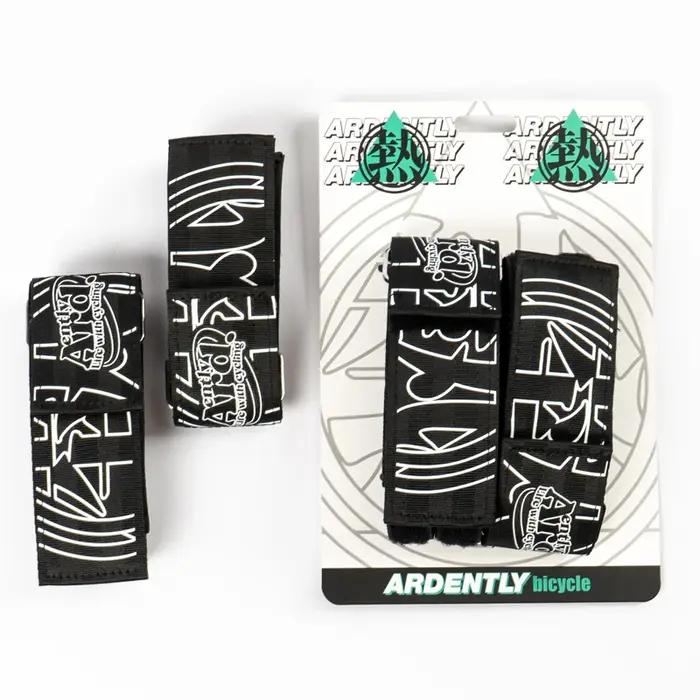 Sangles de pédale de vélo en Nylon, 2 pièces, Clip d'orteil, ceinture adhésive, bande adhésive pour