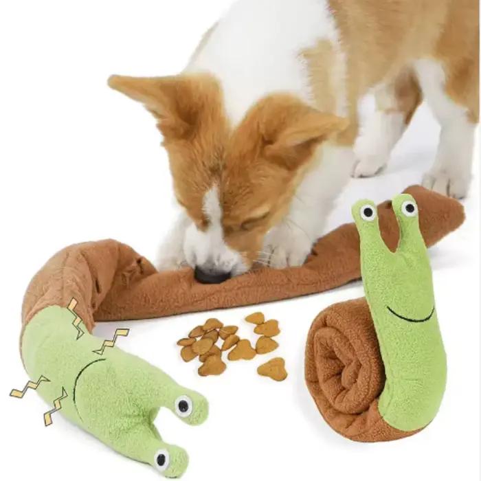 Jouets pour animaux de compagnie en forme d'escargot pour chiens et chats
