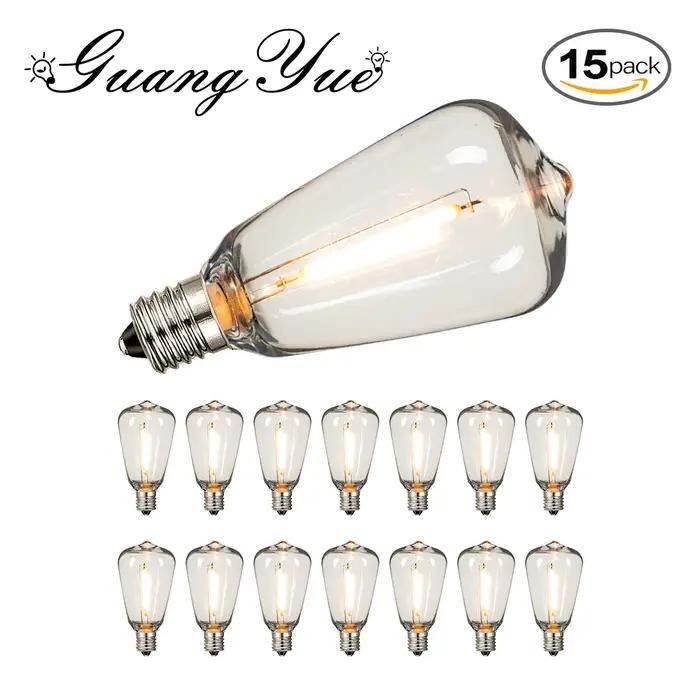Ampoule LED rétro ST38 E12 110V 220V 1W
