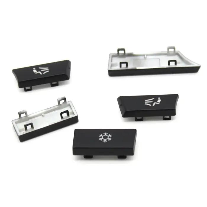Couvercle de bouton de climatiseur de voiture, remplacement des capuchons de commutateur audio de cl