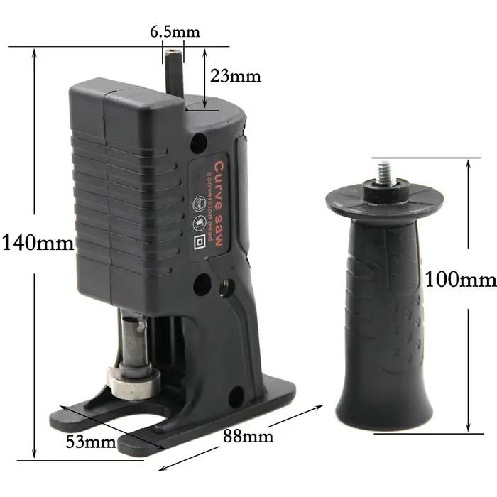 Ensemble d'accessoires pour perceuse électrique, scie alternative domestique, petite échelle, outil de charpentier, déterminer