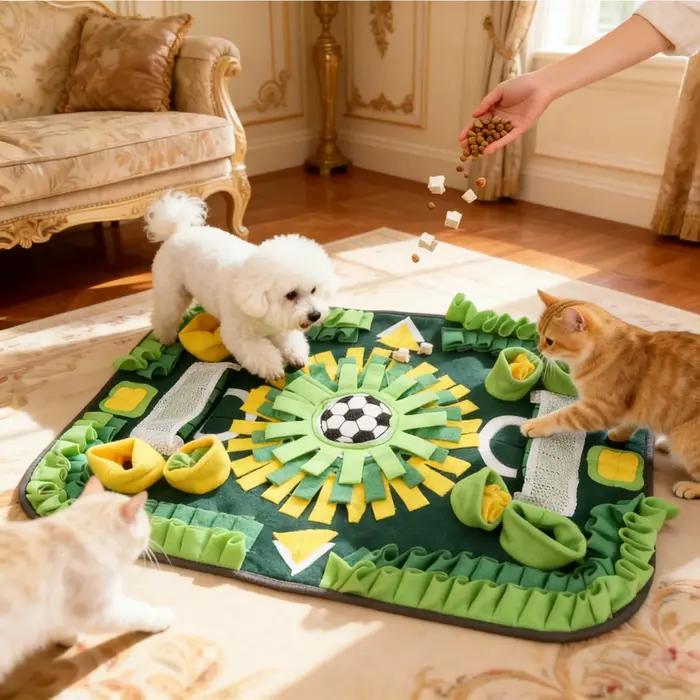 Tapis de reniflement pour chiens de petite taille. Jouets interactifs