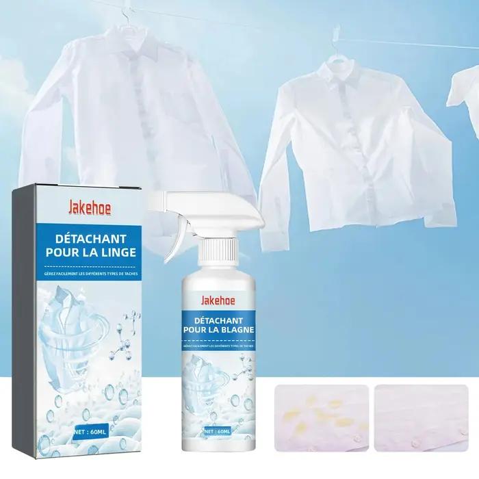 Détachant puissant pour vêtements – Solution de nettoyage à sec pour taches d'huile tenaces et jaunissement