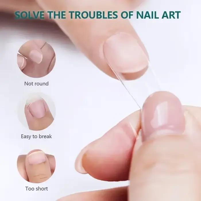 Nailpop-Faux ongles à couverture complète, capsules en acrylique, matériel professionnel, imbiber le
