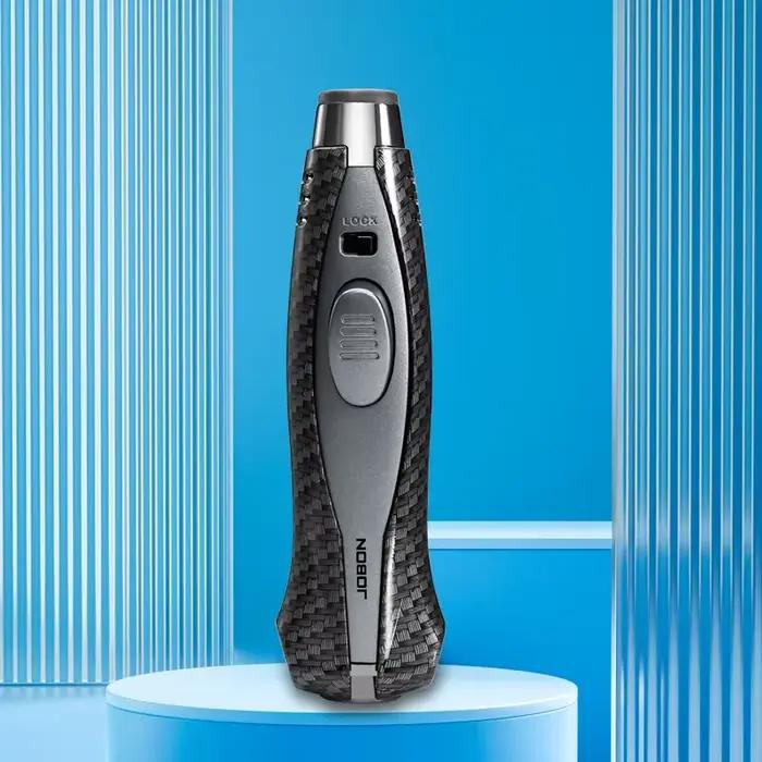 Briquets Gonflables Coupe-Vent avec Serrure de Sécurité, Design de enquêter, Flamme Réglable, Taille
