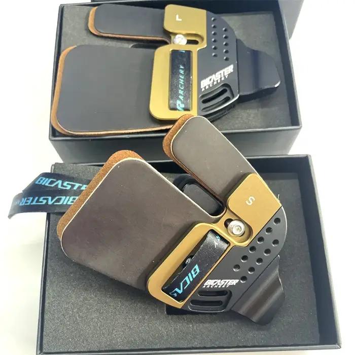 Ensemble arc et flèche ACCMOS en cuir cordovan et aluminium CNC pour tir à l'arc et chasse occasions spéciales