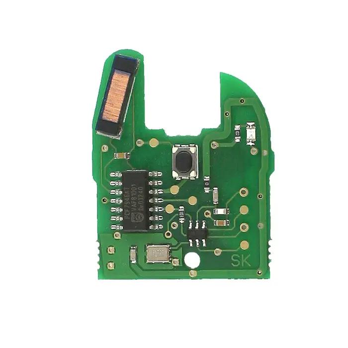 Clé de voiture télécommandée 433 MHz ID46 pour Renault Clio II Master Twingo Kangoo 1 2 3 Simbol Sce