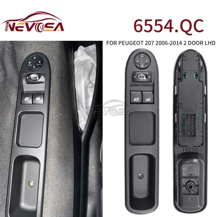 NEVOSA pour Peugeot 207 307 interrupteur de commande de fenêtre électrique 6554.QC 6554.QK 6554.QG 6