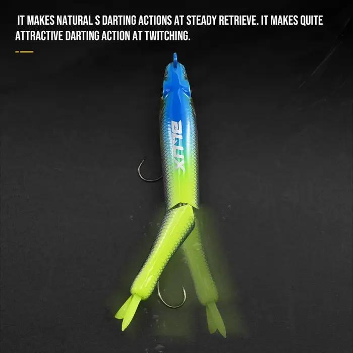 Leurre de pêche BLUX JACK CLAW 70S Swimbait 70mm 4.6g pour truite et perche - appât dur coulant