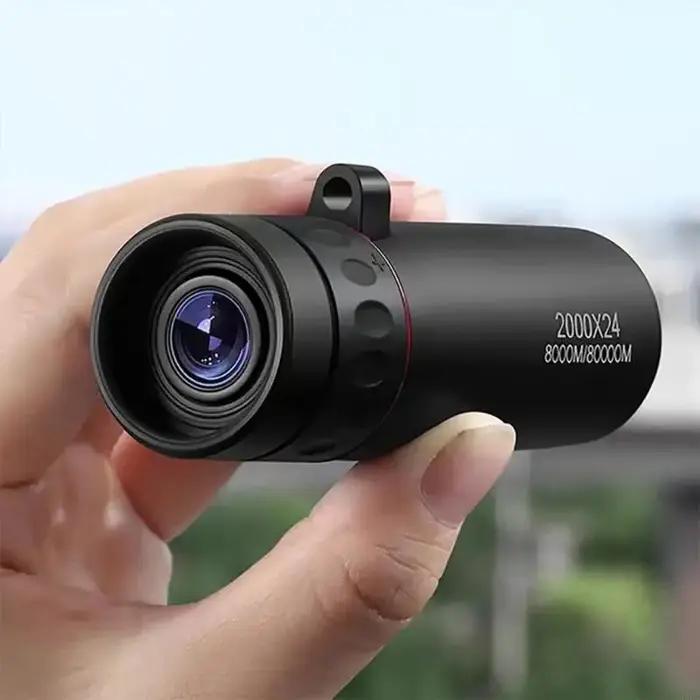 Monoculaire haute puissance H8WC 2000x24 avec adaptateur smartphone - grossissement extrême observation
