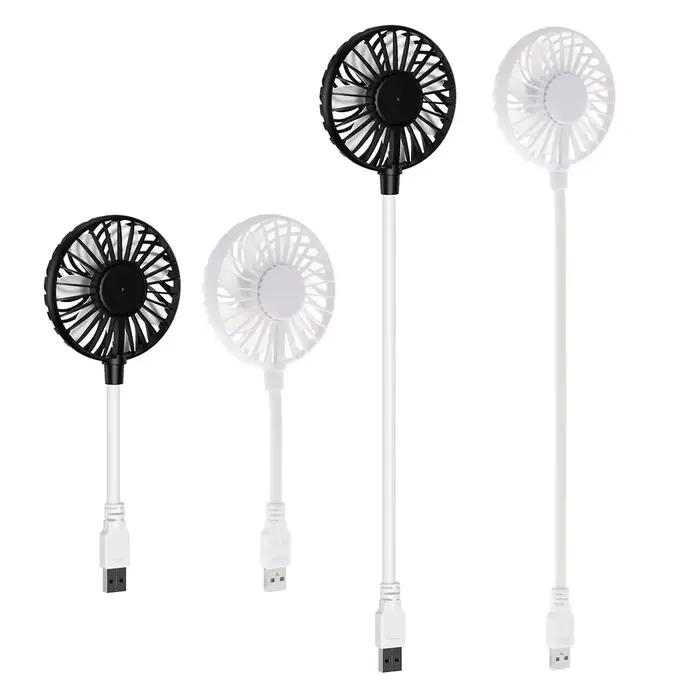 Mini ventilateur de bureau USB portable, moteur sans balais, rotation à 360 °, ventilateur de poche,