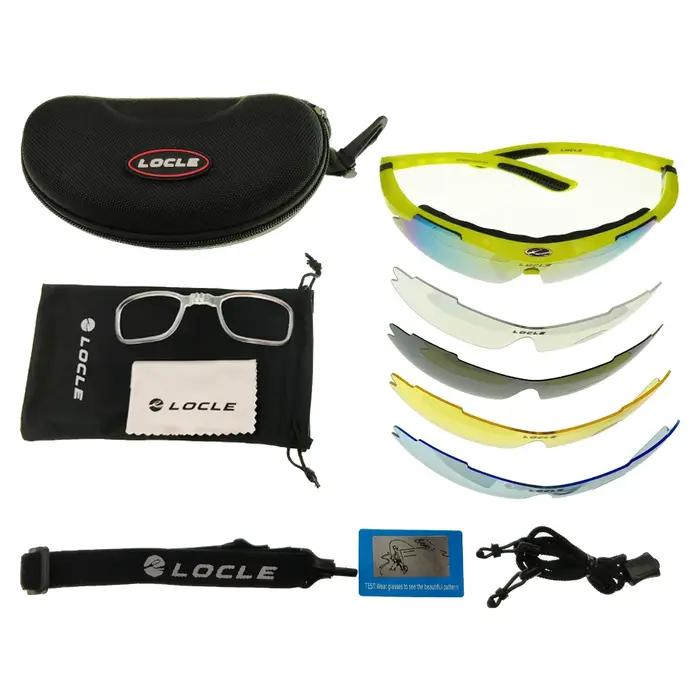 Lunettes randonnée LOCLE polarisées UV400 homme tactique tir pêche escalade sport vélo protection complète