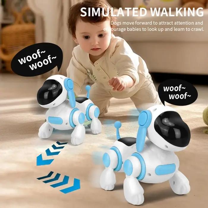 Jouet robot chien interactif intelligent avec marche simulée