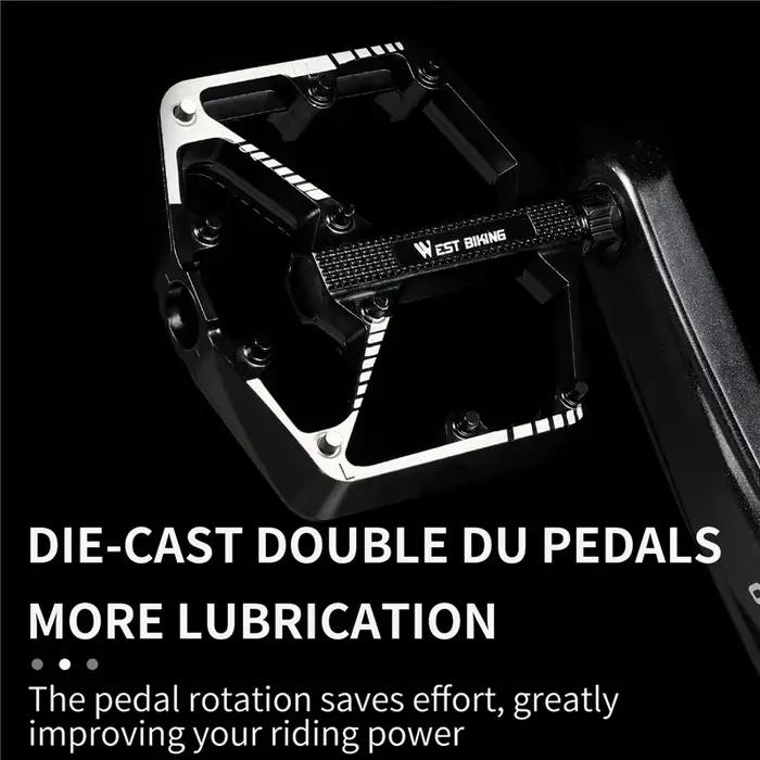 WEST BIKING DU roulement pédale de vélo anti-dérapant