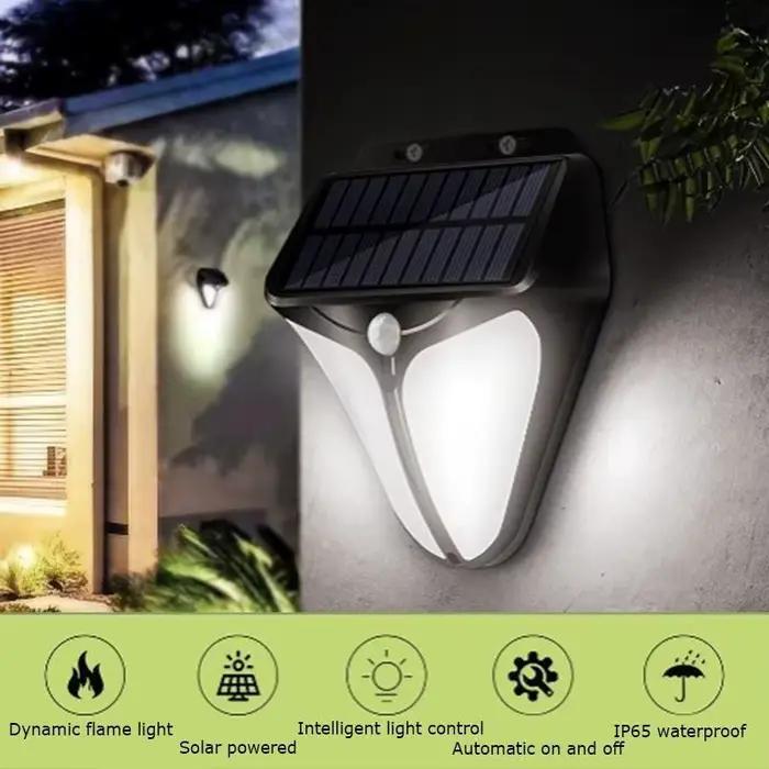 Réverbère solaire extérieur LED étanche cour lumière Super lumineux économie d'énergie environnement