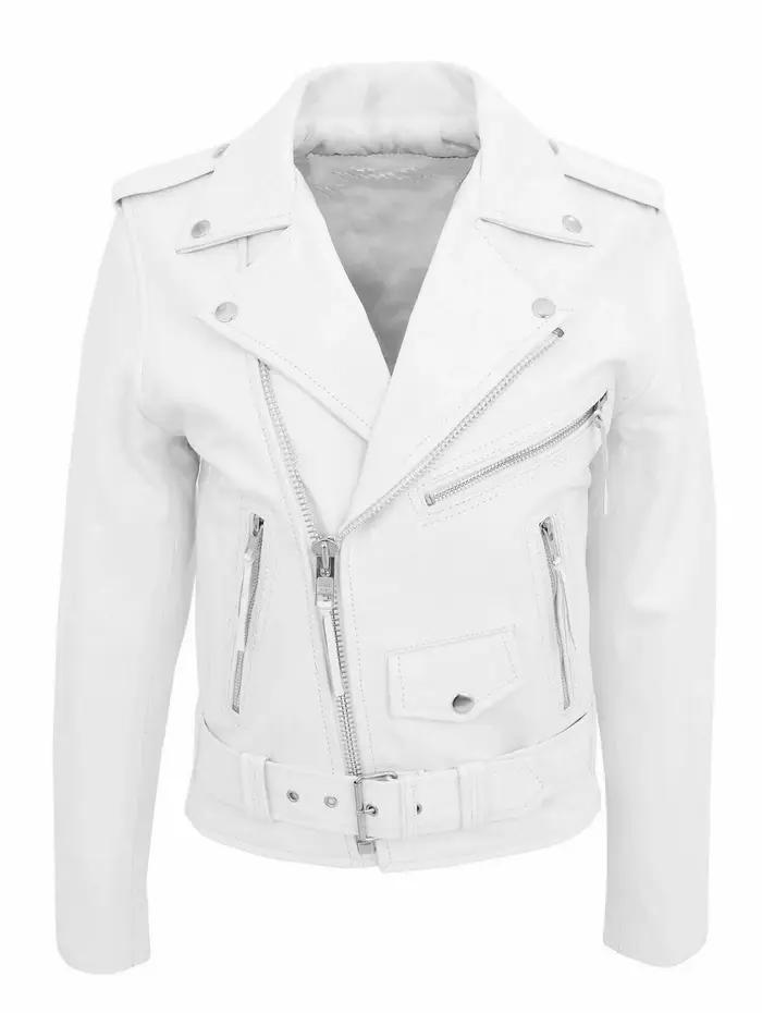 Veste en cuir PU coupe couvertes pour hommes