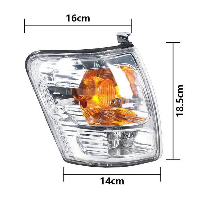 Phare de lampe d'angle de voiture pour Toyota Hilux 2001 2002 2003 2004 2005, clignotant large, indi