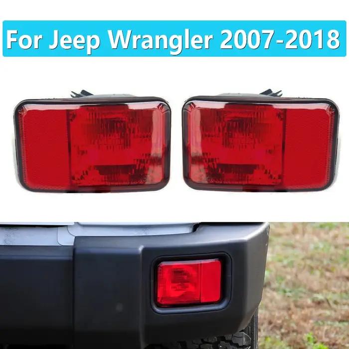 Feu antibrouillard pour pare-chocs arrière, pour Jeep Wrangler 2007 – 2018, boîtier de lampe de remp