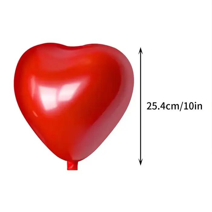 Ballons de Coeur en Aluminium pour Fêtes et Célébrations Spéciales Occasions de Mariage Fiançailles Baptême Révélation du Sexe Anniversaire Fête des Mères