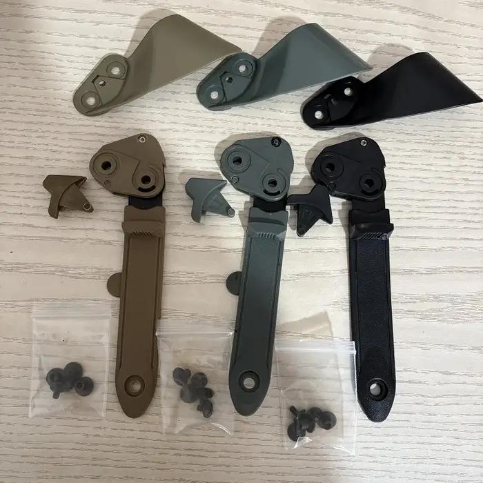 Ensemble de boucles tactiques à trois points de fixation anti-agression