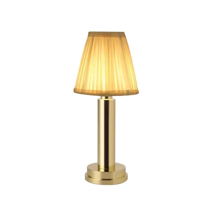 Lampe de table LED style nordique design moderne pour ambiance bar café chambre avec corps noir et lumière jaune ou blanche