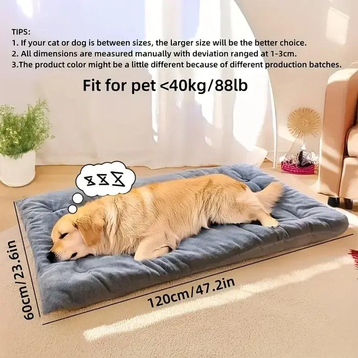 120cm chaud chien canapé-lit hiver animal de compagnie