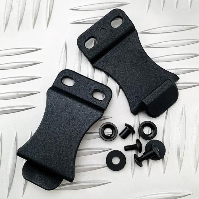 Clip de ceinture pour étuis pour pistolets Kydex et gaine de couteaux-(à l'intérieur de la ceinture/