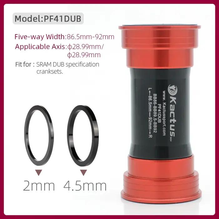 Roulement en céramique pour support inférieur BB86 BB92 PF41DUB