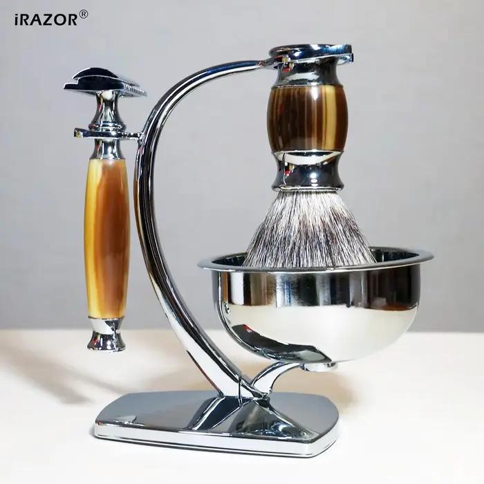 IRAZOR – Kit de rasoir classique à Double bords pour hommes