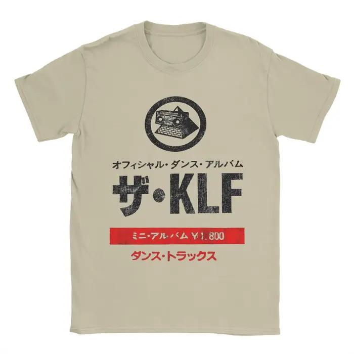 Le KLF Japon Vintage T-Shirts pour hommes femmes génial 100% coton T-Shirts col rond manches cou