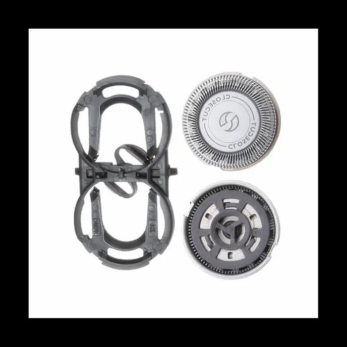 Têtes de rasoir universelles en acier inoxydable, avec support de montage ABS, kit de remplacement p