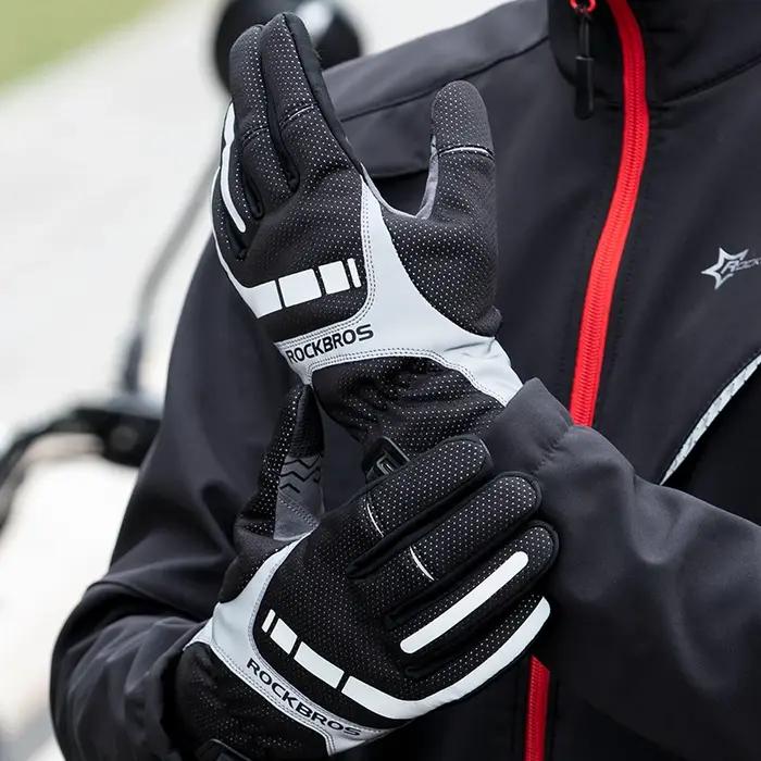 ROCKBROS gant d'hiver chauffant gants de cyclisme USB