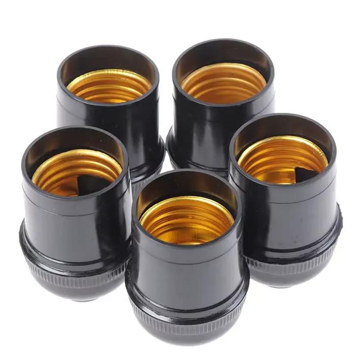 Support de lampe d'ampoule rétro, capuchon à vis Edison, raccords à douille, pendentif, 5 pièces