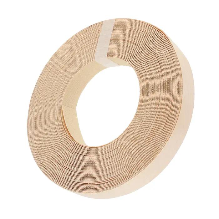 Bande de chant en bouleau de 15m, bande de chant en placage, bande Flexible en bois véritable pré-co