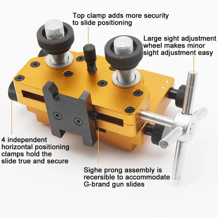 Outil de poussoir de vue arrière avec construction rapide, outils d'armurerie réversibles, assemblage d'outils d'ingénierie pour la célébration de la main